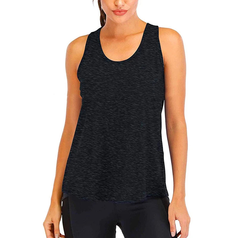 Yoga Shirt Female New Style T-Shirt Loose Fitness Tops Vest Women