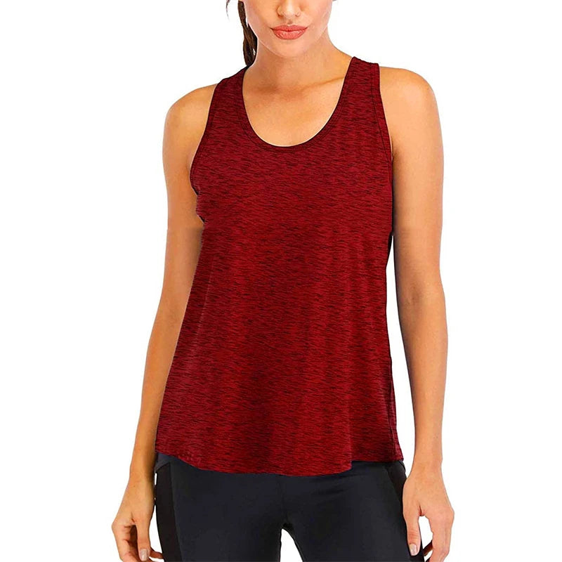 Yoga Shirt Female New Style T-Shirt Loose Fitness Tops Vest Women