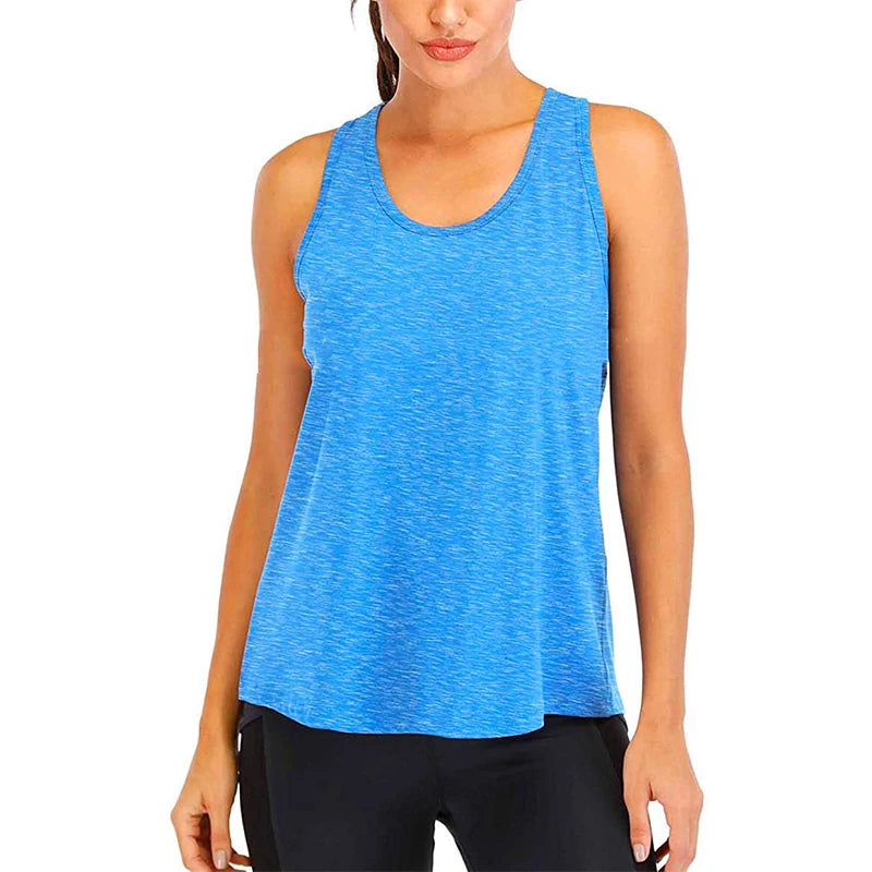 Yoga Shirt Female New Style T-Shirt Loose Fitness Tops Vest Women