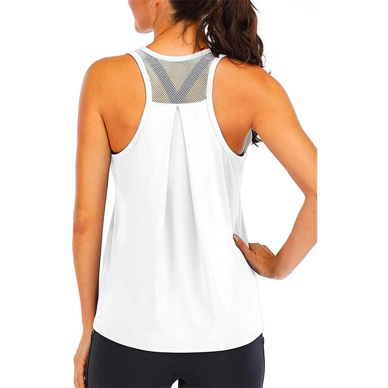 Yoga Shirt Female New Style T-Shirt Loose Fitness Tops Vest Women