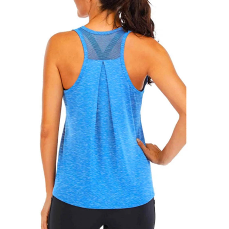 Yoga Shirt Female New Style T-Shirt Loose Fitness Tops Vest Women
