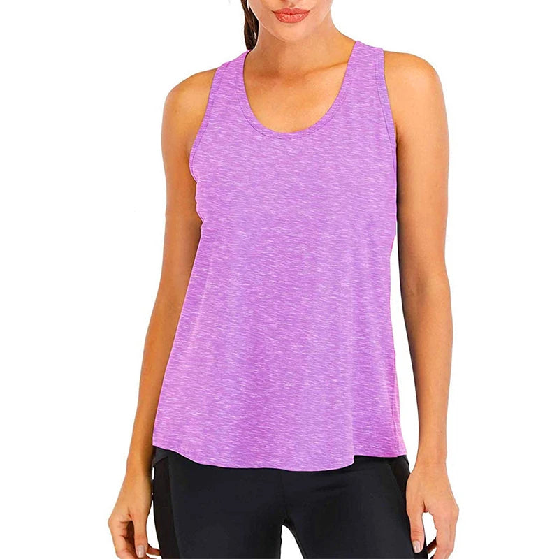 Yoga Shirt Female New Style T-Shirt Loose Fitness Tops Vest Women
