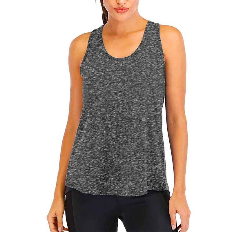Yoga Shirt Female New Style T-Shirt Loose Fitness Tops Vest Women