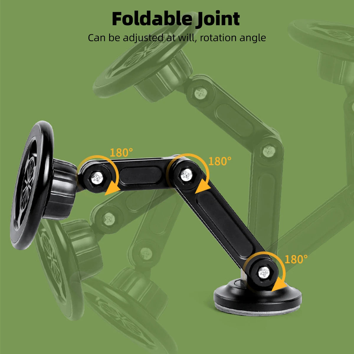 New For Magsafe 360 Rotate Metal Magnetic Car Phone Holder Foldable Phone Stand Air Vent Magnet Mount GPS Support For All phone