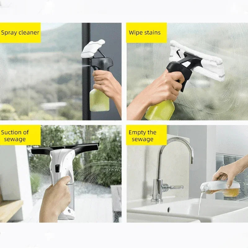 Karcher Limpia Cristal Ventanas Window Cleaner Elektryczna Myjka Do Okiencar Hogar Cleaning Tool Strong Suction Myjka Do Okien