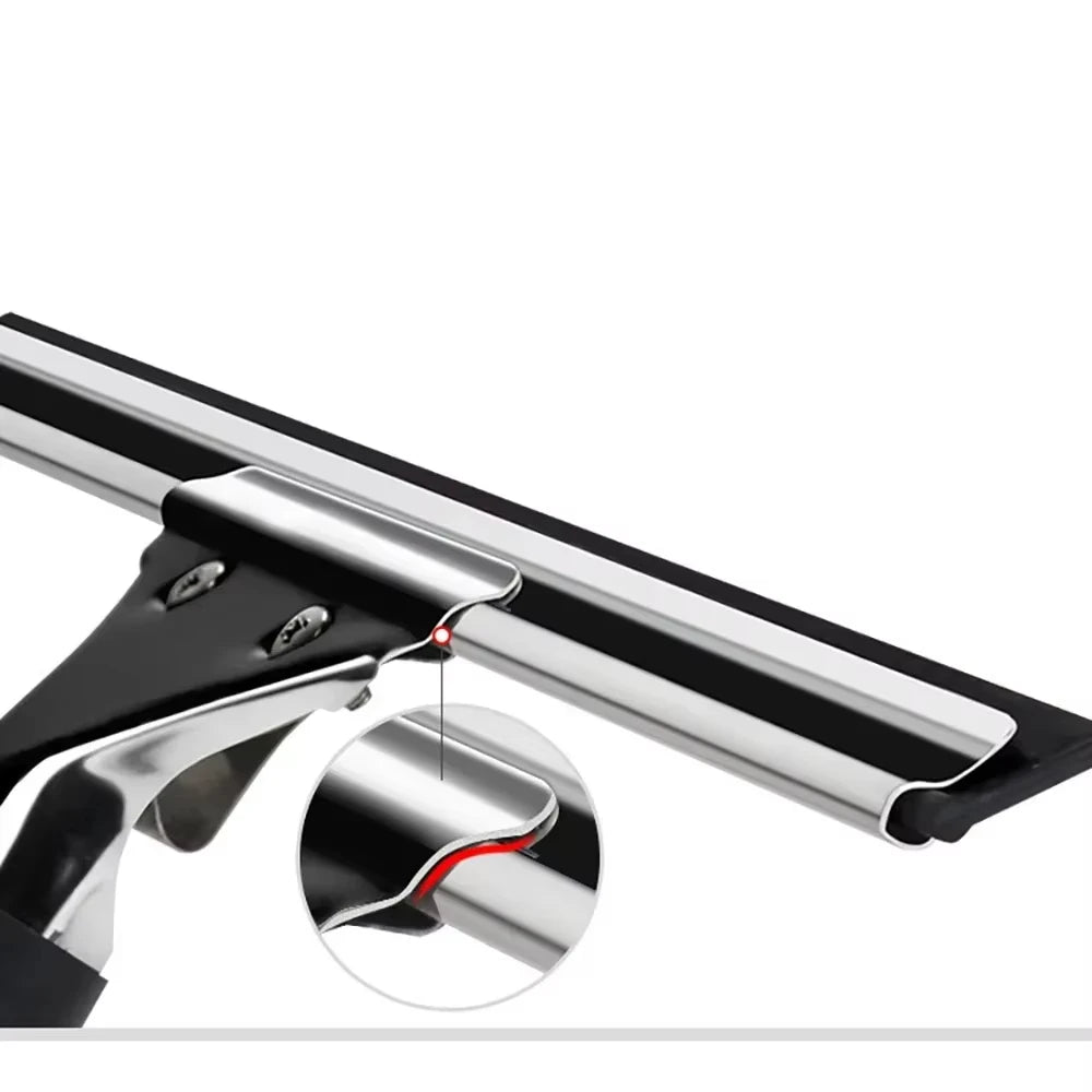 Glass Cleaning Squeegee Window Wiper 25 35 45cm Window Cleaning Tool Rubber Blade for Bathroom Shower Home Car Glass Cleaning