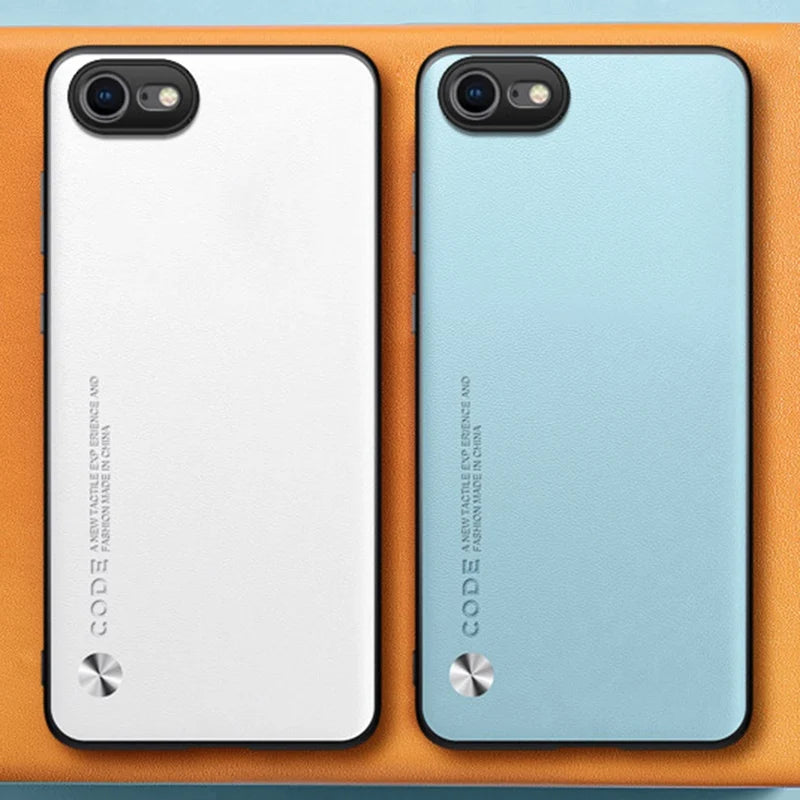 Case For iPhone SE 2020 2022 SE2 SE3 Coque Luxury PU Leather Phone Case For iPhone 7 8 TPU Silicone Full Protection Back Cover