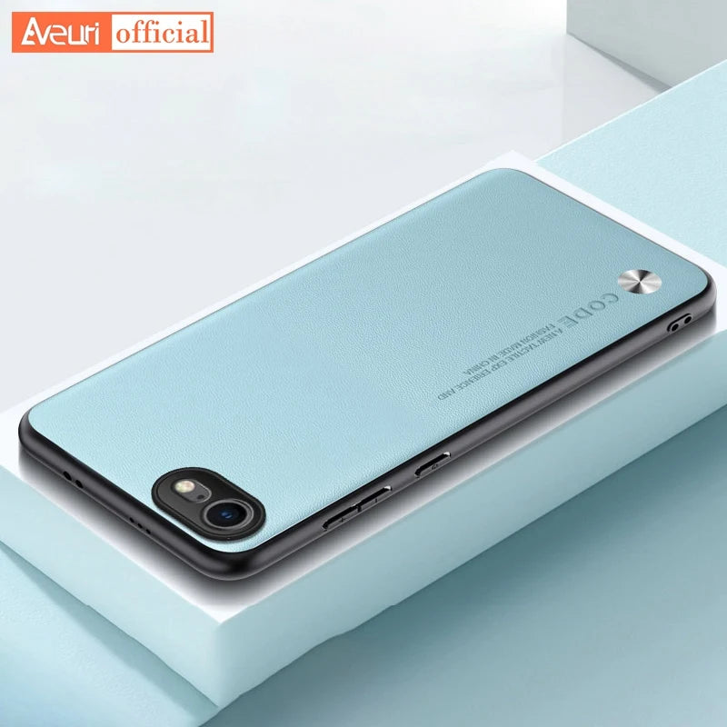 Case For iPhone SE 2020 2022 SE2 SE3 Coque Luxury PU Leather Phone Case For iPhone 7 8 TPU Silicone Full Protection Back Cover