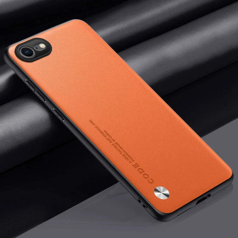 Case For iPhone SE 2020 2022 SE2 SE3 Coque Luxury PU Leather Phone Case For iPhone 7 8 TPU Silicone Full Protection Back Cover