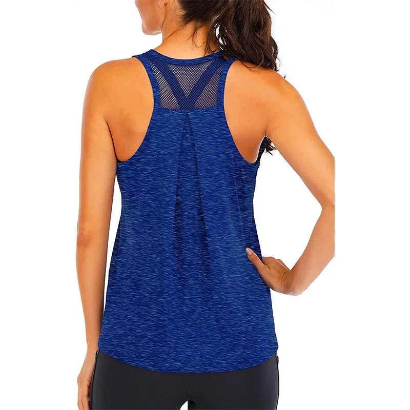 Yoga Shirt Female New Style T-Shirt Loose Fitness Tops Vest Women