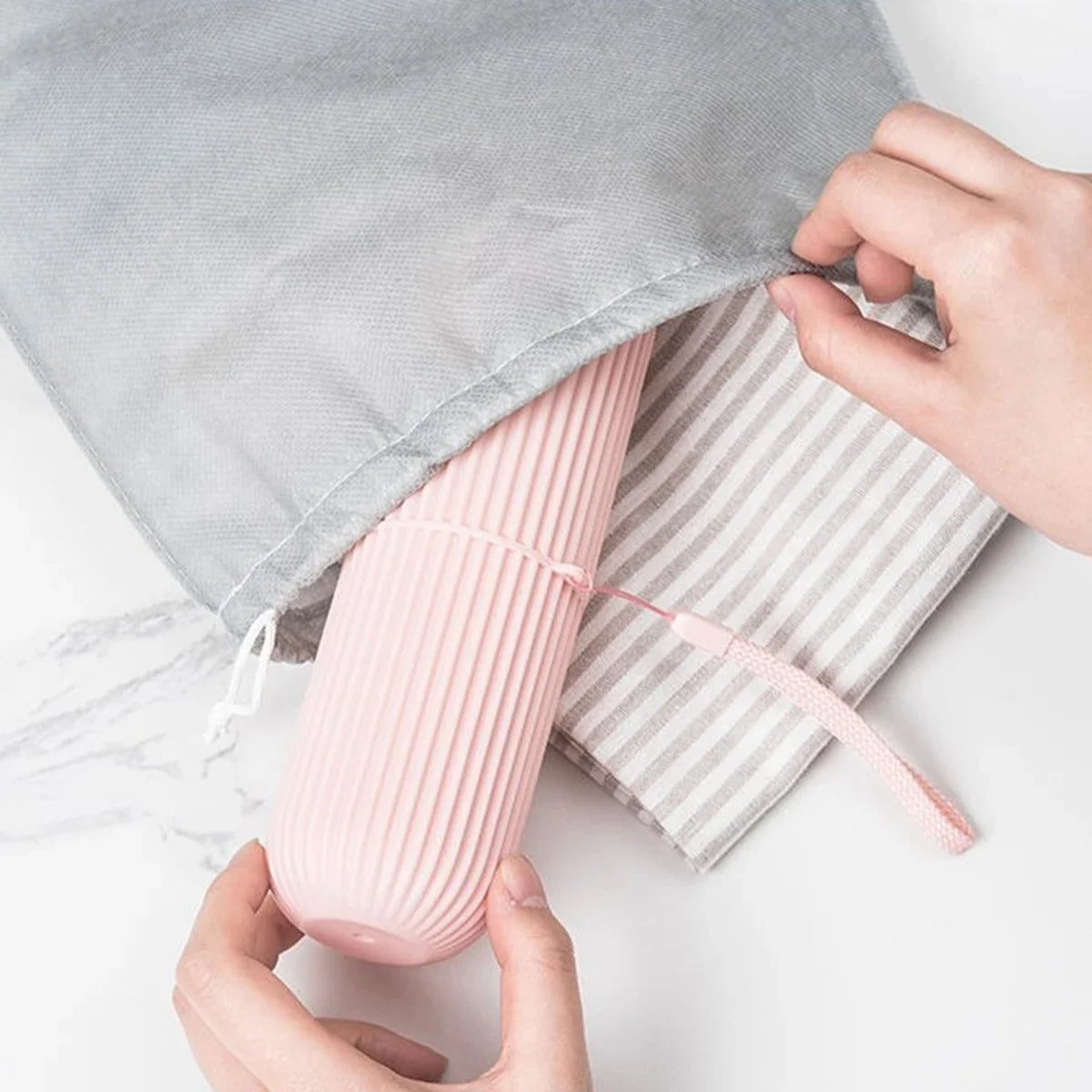 Portable Toothpaste Toothbrush Protect Holder Case Travel Camping Storage Box Protect Toothbrush